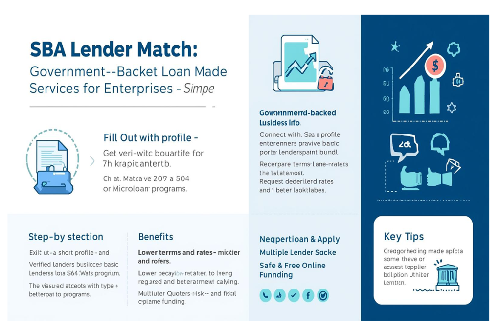 SBA Lender Match Find Guaranteed Loan Services for Enterprises